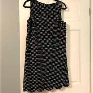 Lilly Pulitzer polka dot scallop hem dress